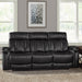 Parker Living Royce - Midnight Power Reclining Sofa with Drop Down Console