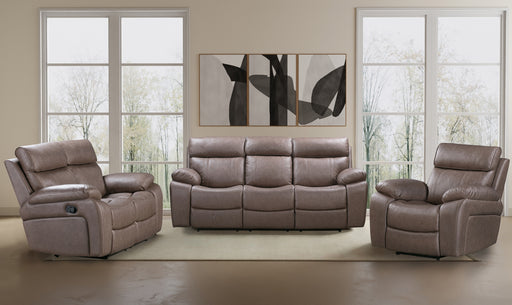 Parker Living Theon - Stokes Toffee Manual Reclining Sofa with Drop Down Table