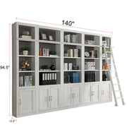 parker-house-catalina-6-piece-small-library-wall-with-ladder-3