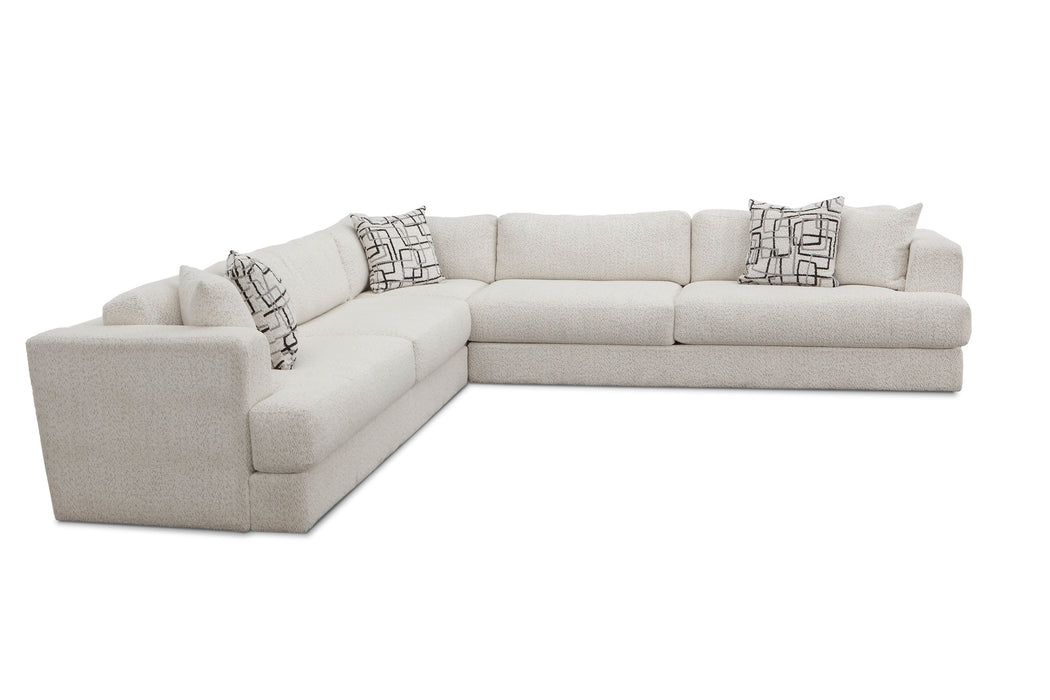Low profile 3pc L shape sectional, MOD #1200