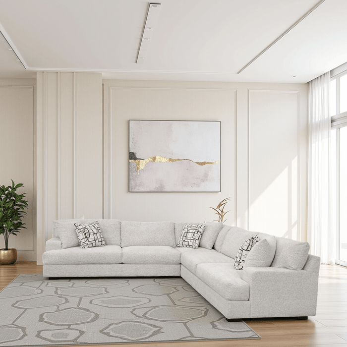 MOD #305 L shape Sectional 3pc Victoria Keyboard