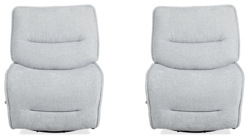 Parker Living Leo - Silver Fox Armless Recliner Two Pack