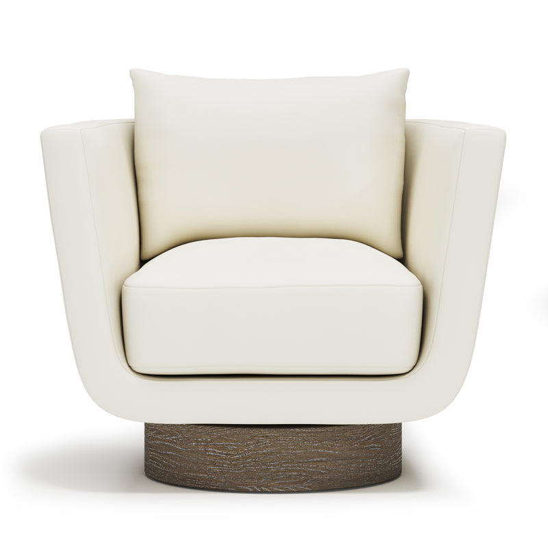 Gemma Leather Swivel Chair - Furniture City (CA)l