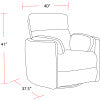 Parker Living Radius - Florence Ivory - Powered By Freemotion Cordless Power Swivel Glider Recliner Two Pack