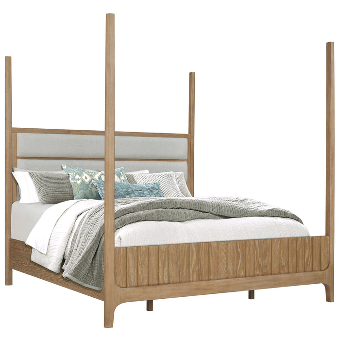 Parker House Escape - Bedroom King Poster Bed with 2 Nightstands