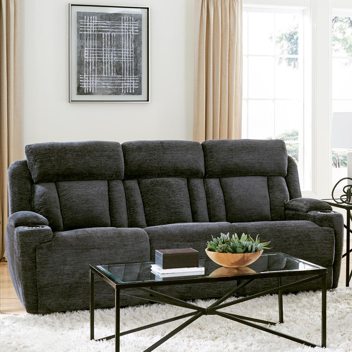 Parker Living Dalton - Lucky Charcoal Power Reclining Sofa and Recliner