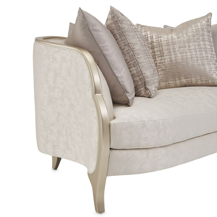 AICO Malibu Crest Loveseat in Chardonnay