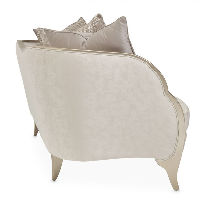 AICO Malibu Crest Loveseat in Chardonnay