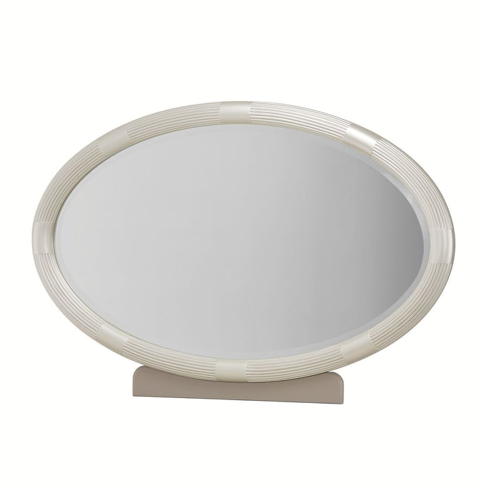 AICO Lanterna Dresser Mirror in Silver Mist image