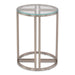 AICO Lanterna Chairside Table in Silver Mist image