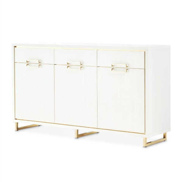 AICO Furniture Palm Gate Sideboard in Cloud White image