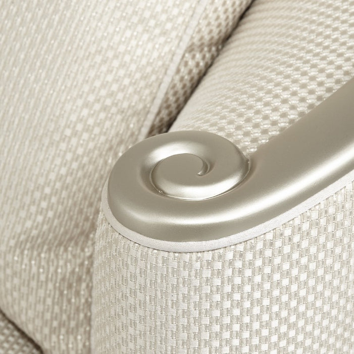 AICO London Place Sofa in Light Champagne