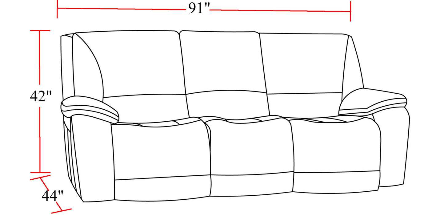 Parker Living Vail - Burnt Sienna Power Reclining Sofa and Loveseat