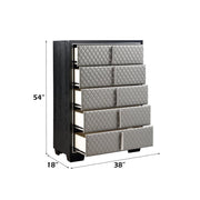 nicola-silver-leatherette-black-chest-14