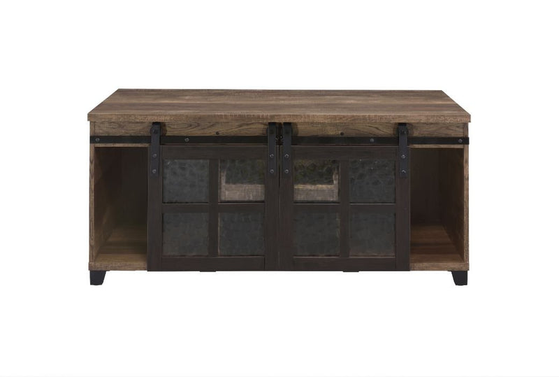 nineel-obscure-glass-rustic-oak-black-coffee-table-4