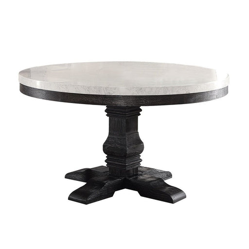 nolan-white-natural-marble-top-salvage-dark-oak-round-dining-table-2