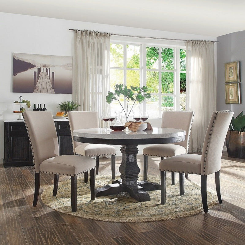 nolan-white-natural-marble-top-salvage-dark-oak-round-dining-table-4