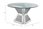 noralie-clear-glass-mirrored-faux-diamonds-dining-table-4