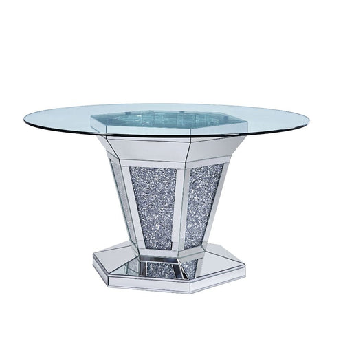 noralie-mirrored-faux-diamonds-clear-glass-dining-table-1