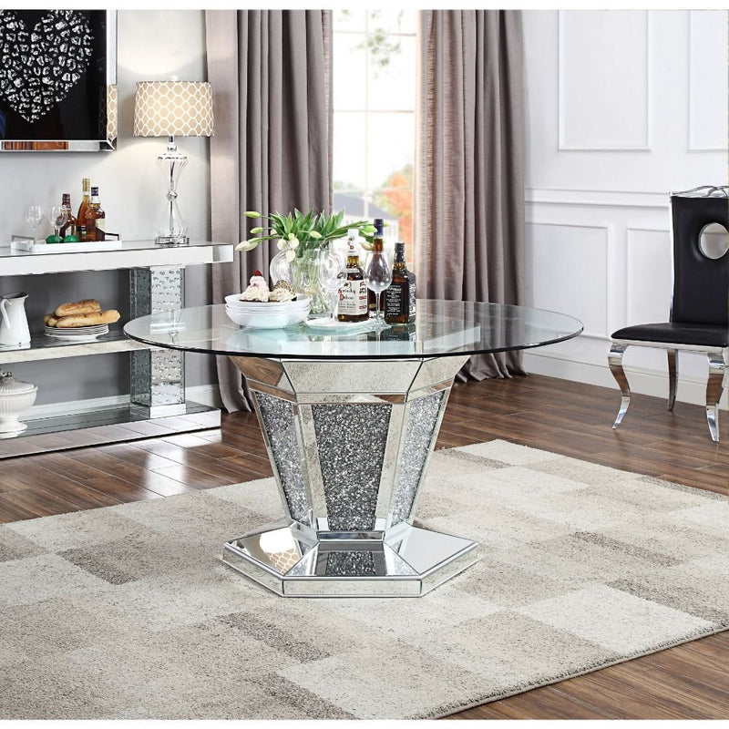 noralie-mirrored-faux-diamonds-clear-glass-dining-table-5