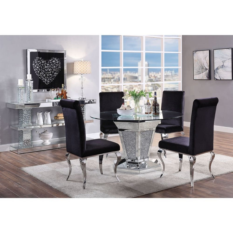 noralie-mirrored-faux-diamonds-clear-glass-dining-table-6