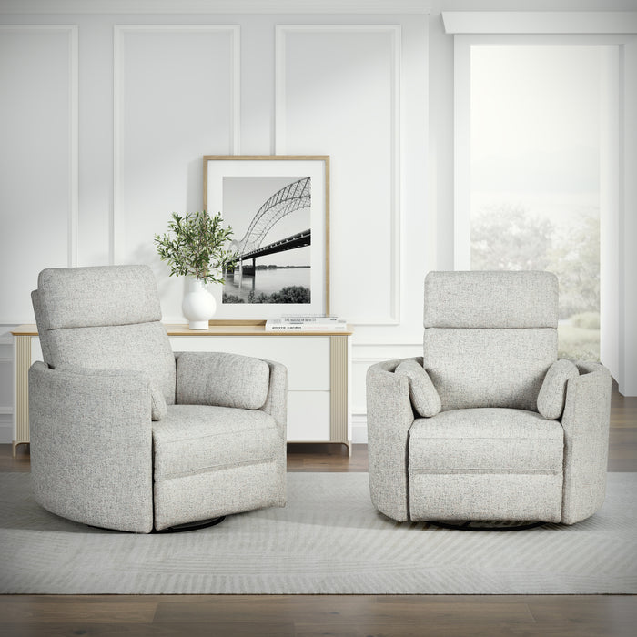 Parker Living Radius - Natural Beauty Quartz Power Swivel Glider Recliner Two Pack