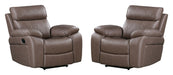 Parker Living Theon - Stokes Toffee Glider Recliner Two Pack