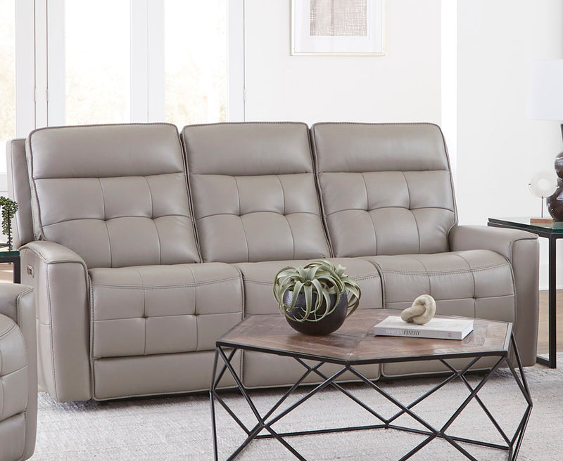 Parker Living Canterbury - Pewter Power Reclining Zero Gravity Sofa and Recliner