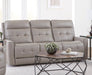 Parker Living Canterbury - Pewter Power Reclining Zero Gravity Sofa and Recliner