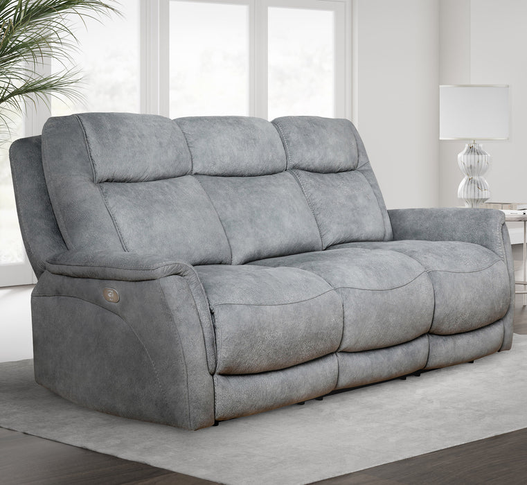 Parker Living Linus - Hudson Grey Power Reclining Sofa Loveseat and Recliner