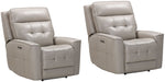 Parker Living Canterbury - Pewter Power Zero Gravity Recliner Two Pack