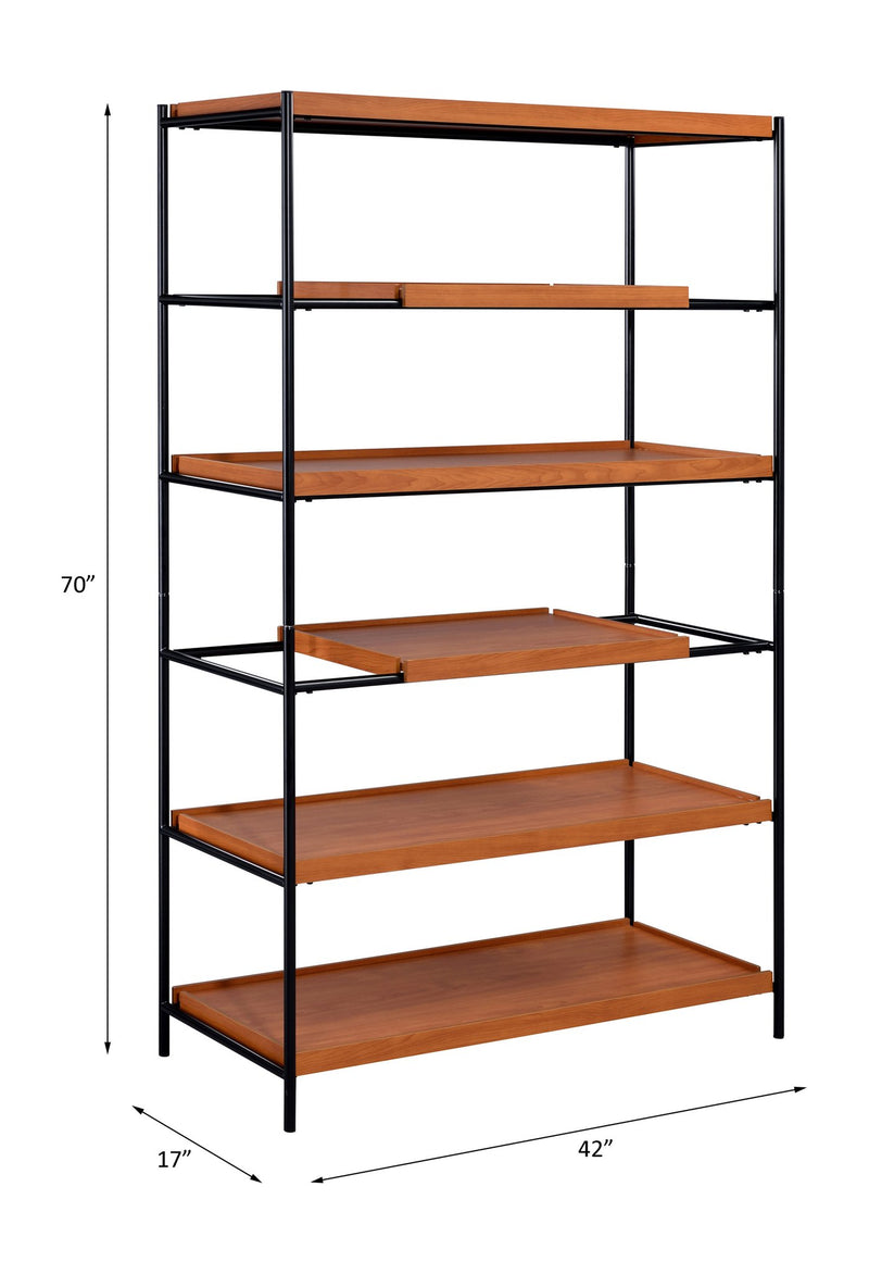 oaken-honey-oak-black-bookshelf-4