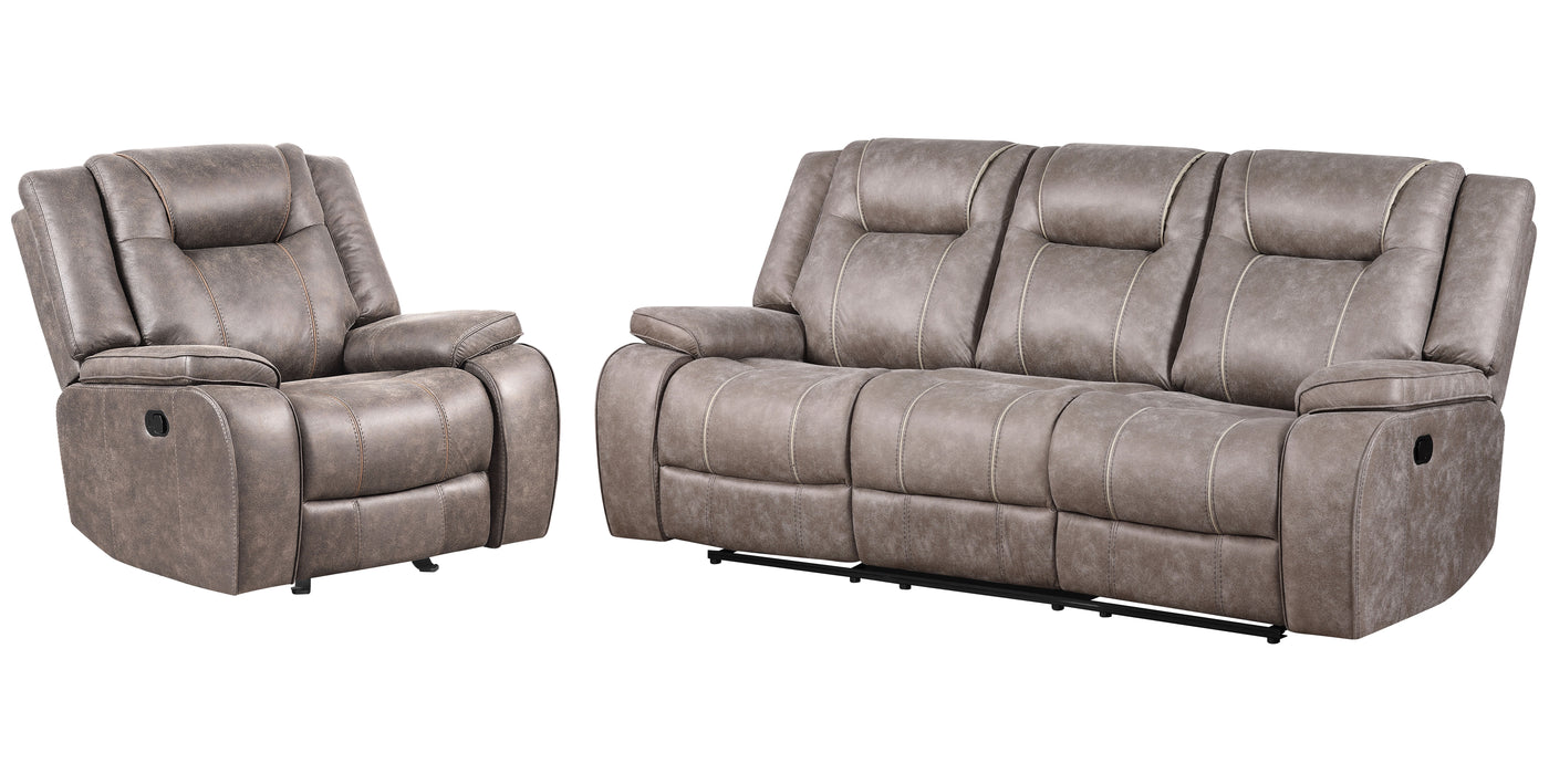 Parker Living Blake - Desert Taupe Manual Reclining Sofa and Recliner