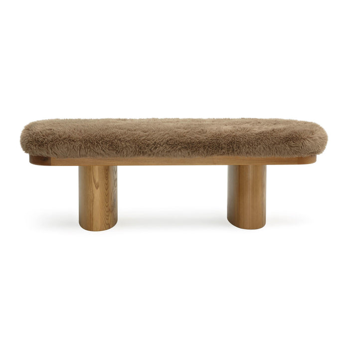 ollie-taupe-straight-vegan-shearling-bench-3