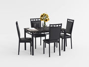 olney-dark-brown-5-piece-pack-dinette-set-faux-marble-top-5