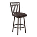 olympia-30-bar-height-metal-swivel-barstool-in-bandero-espresso-fabric-and-auburn-bay-finish-1