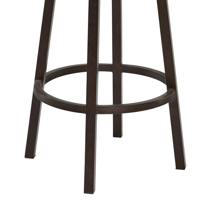 olympia-30-bar-height-metal-swivel-barstool-in-bandero-espresso-fabric-and-auburn-bay-finish-4