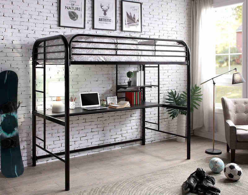 opal-iii-twin-loft-bed-silver-2