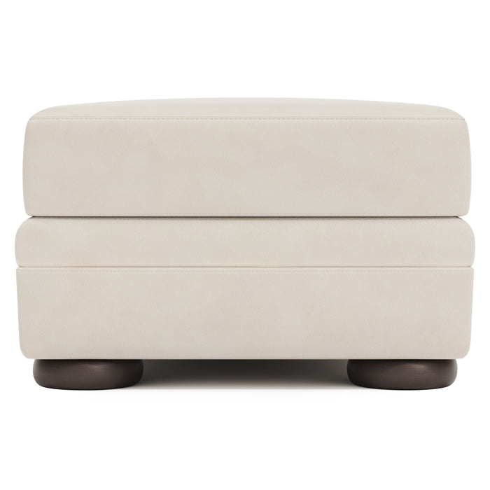 Harrison Leather Ottoman - Furniture City (CA)l