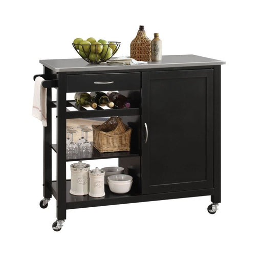 ottawa-stainless-steel-black-kitchen-cart-1