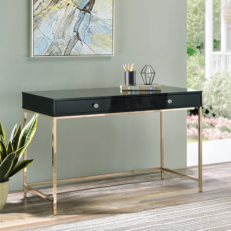 ottey-black-high-gloss-gold-writing-desk-1