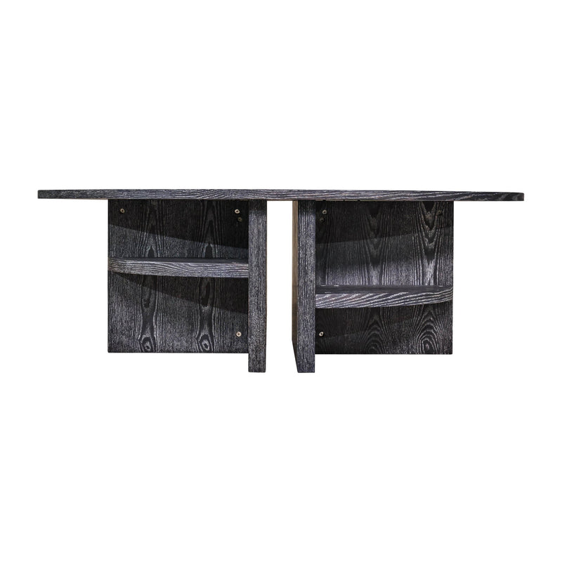 oval-coffee-table-with-bottom-shelves-gray-2