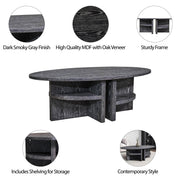 oval-coffee-table-with-bottom-shelves-gray-9