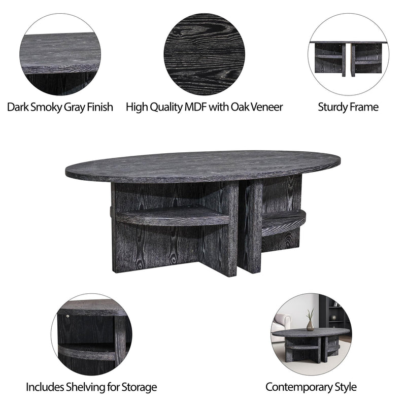 oval-coffee-table-with-bottom-shelves-gray-9