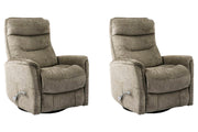 parker-living-gemini-heather-swivel-glider-recliner-two-pack-1