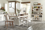 Parker House Americana Modern Dining 69 In. Buffet and Hutch with Quartz Insert