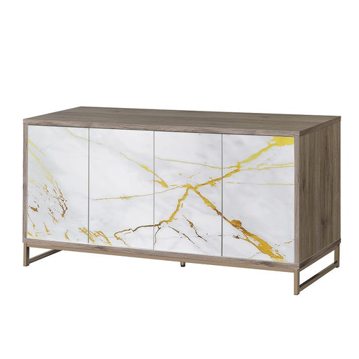 paavan-white-marble-paint-oak-champagne-console-cabinet-2