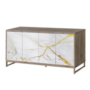 paavan-white-marble-paint-oak-champagne-console-cabinet-2