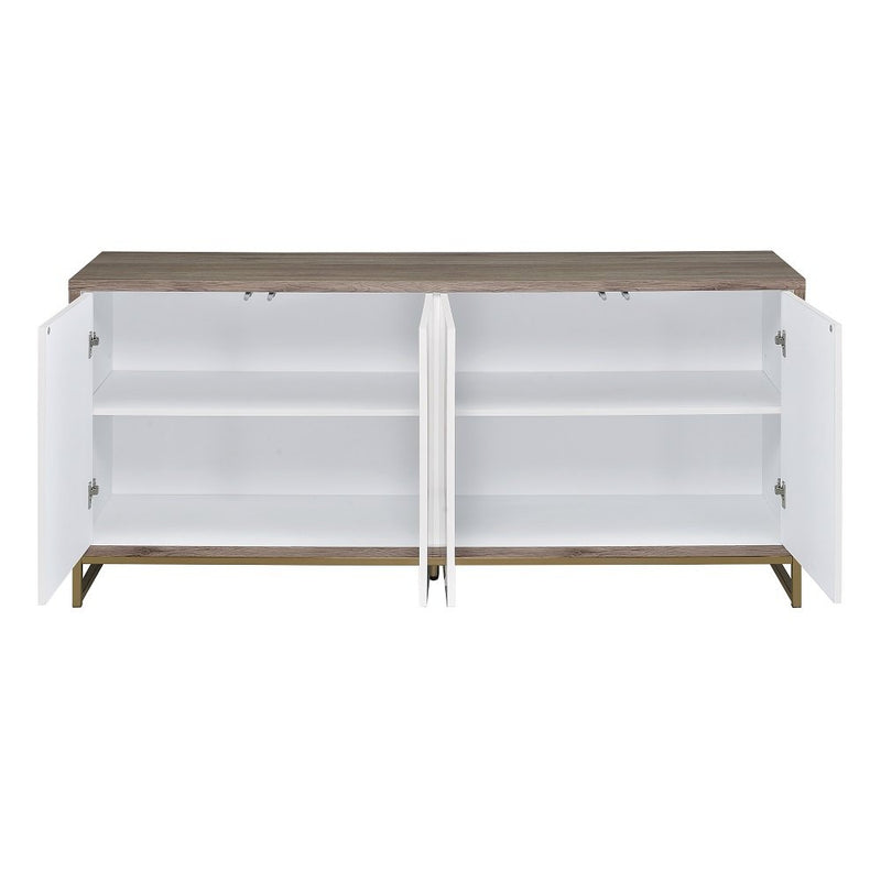 paavan-white-marble-paint-oak-champagne-console-cabinet-4