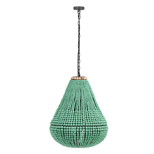 palani-green-wooden-bead-chandelier-1
